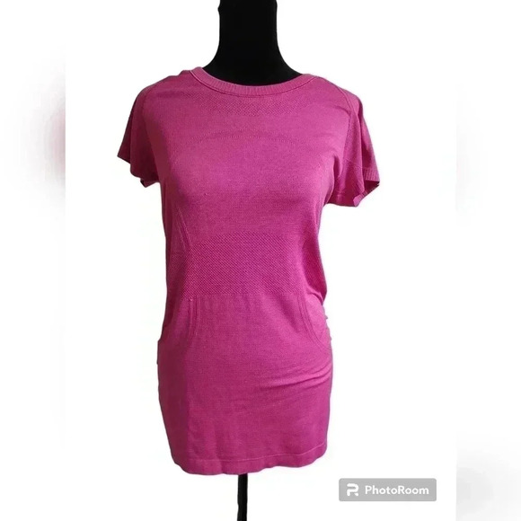 Lululemon Swiftly Tech Short-Sleeve Shirt 2.0 lipgloss - Picture 4 of 7